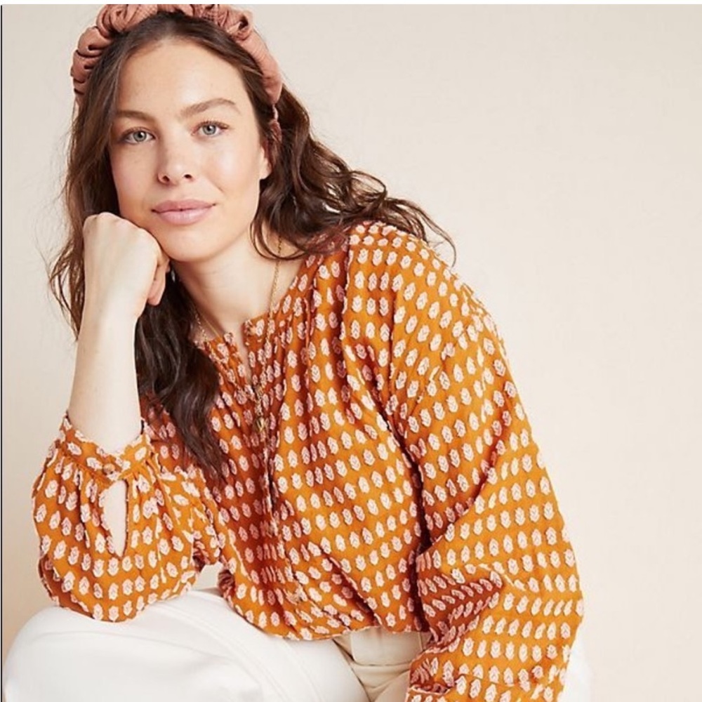 Anthropologie Pilcro Tavi Textured Button Down